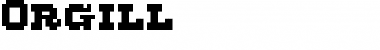 Orgill Regular Font Title Preview