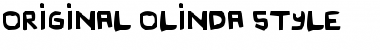 Original Olinda Style Display Font Title Preview
