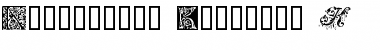 Ornamental Initials K Regular Font Title Preview