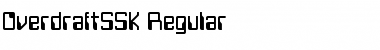 OverdraftSSK Regular Font Title Preview