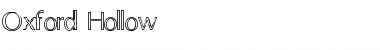 Oxford Hollow Regular Font Title Preview
