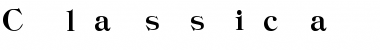 Classica-Heavy Regular Font Title Preview