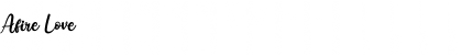 Afire Love Personal Use Font Title Preview