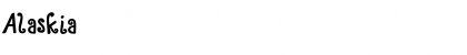 Alaskia Regular Font Title Preview