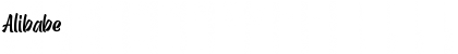 Alibabe Regular Font Title Preview