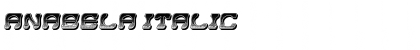 Anabela Italic Font Title Preview