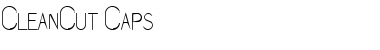 CleanCut-Caps Roman Font Title Preview