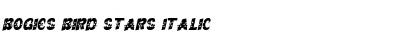 Bogies Bird Stars Italic Font Title Preview