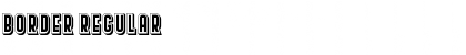 Border Regular Font Title Preview
