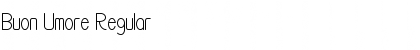 Buon Umore Regular Font Title Preview