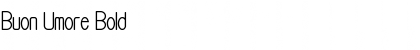 Buon Umore Bold Font Title Preview