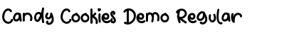 Candy Cookies Demo Regular Font Title Preview