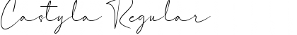Castyla Regular Font Title Preview