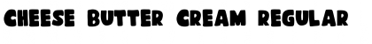Cheese Butter Cream Regular Font Title Preview