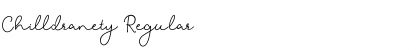 Chilldranety Regular Font Title Preview