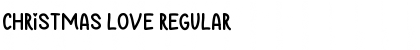 Christmas Love Regular Font Title Preview