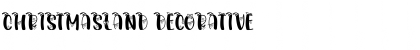 Christmasland Decorative Font Title Preview