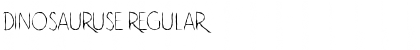 Dinosauruse Regular Font Title Preview
