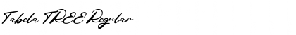 Fabela FREE Regular Font Title Preview