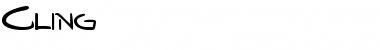 Cling Bold Font Title Preview