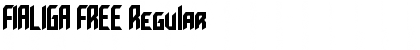 FIALIGA FREE Regular Font Title Preview