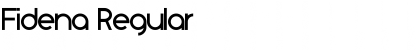 Fidena Regular Font Title Preview