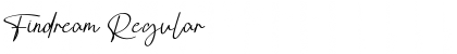 Findream Regular Font Title Preview