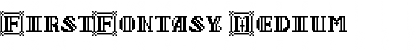 FirstFontasy Medium Font Title Preview