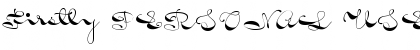 Firstly PERSONAL USE ONLY Regular Font Title Preview