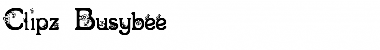 Clipz Busybee Regular Font Title Preview