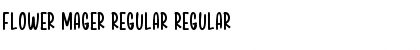 Flower Mager Regular Regular Font Title Preview