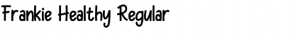Frankie Healthy Regular Font Title Preview