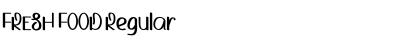 FRESH FOOD Regular Font Title Preview