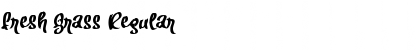 Fresh Grass Regular Font Title Preview
