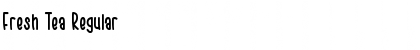 Fresh Tea Regular Font Title Preview