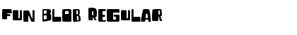 Fun Blob Regular Font Title Preview