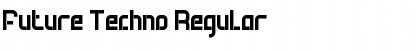 Future Techno Regular Font Title Preview