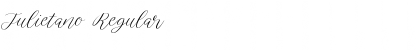 Julietano Regular Font Title Preview