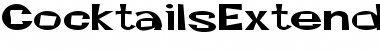 CocktailsExtended Regular Font Title Preview