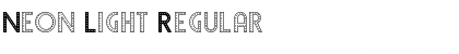 Neon Light Regular Font Title Preview