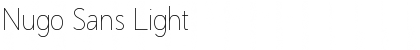 Nugo Sans Light Font Title Preview