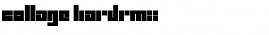 Collage HardRmx Font Title Preview