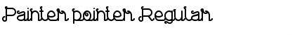 Painter pointer Regular Font Title Preview