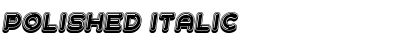 Polished Italic Font Title Preview