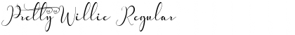Pretty Willie Regular Font Title Preview