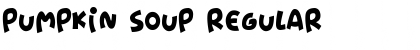 Pumpkin Soup Regular Font Title Preview