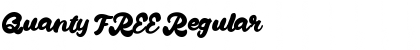 Quanty FREE Regular Font Title Preview