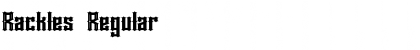 Rackles Regular Font Title Preview