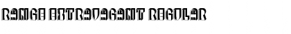 Range Extravagant Regular Font Title Preview