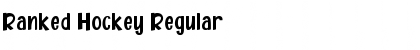 Ranked Hockey Regular Font Title Preview